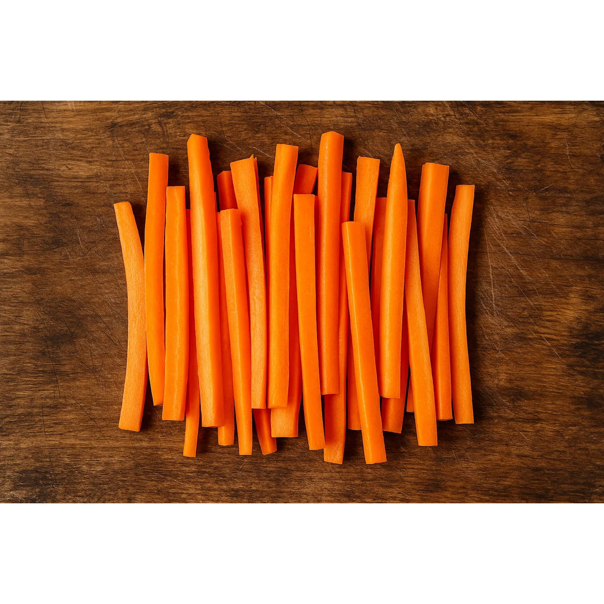 Organic Carrots Cut Sticks 500g