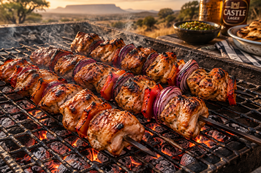 Chicken Kebabs on the Braai