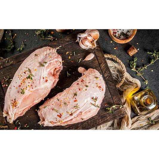Chicken Breast, Deboned Skin-On 500g