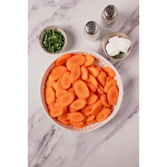 Organic Carrots Cut Rounds 1kg