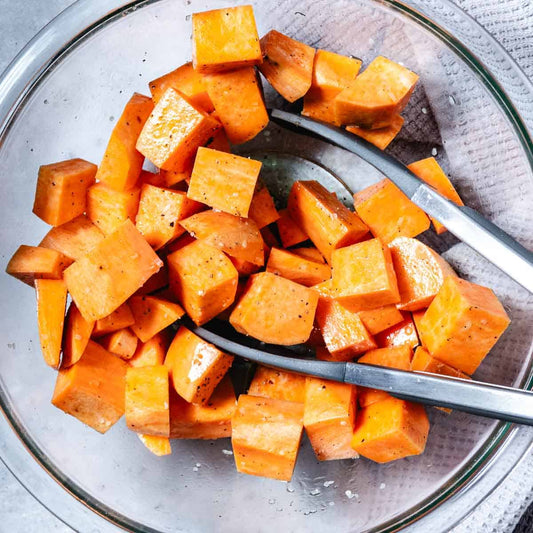 Organic Sweet Potato Cubes Orange 500g