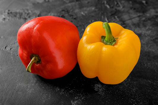 Organic 1 Yellow 1 Red Pepper