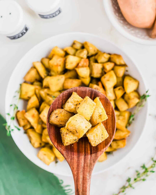 Organic Sweet Potato Cubes White 500g